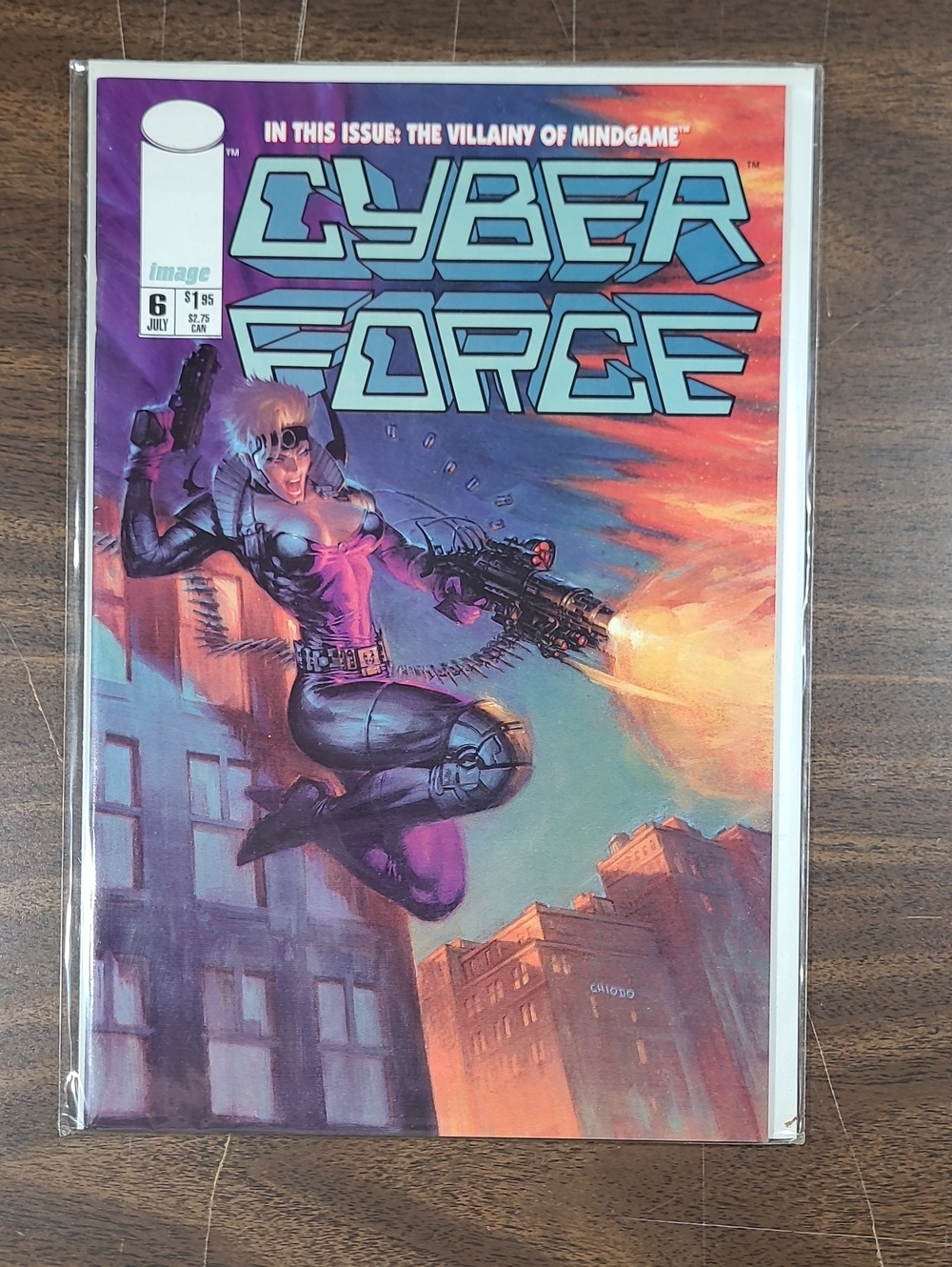 Cyber Force #6 Comic Book - July Bagged